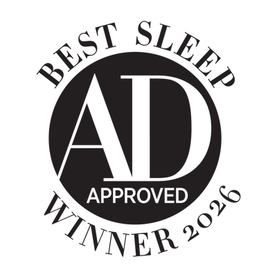 Architectural Digest Best Sleep Winner 2026 Award Badge