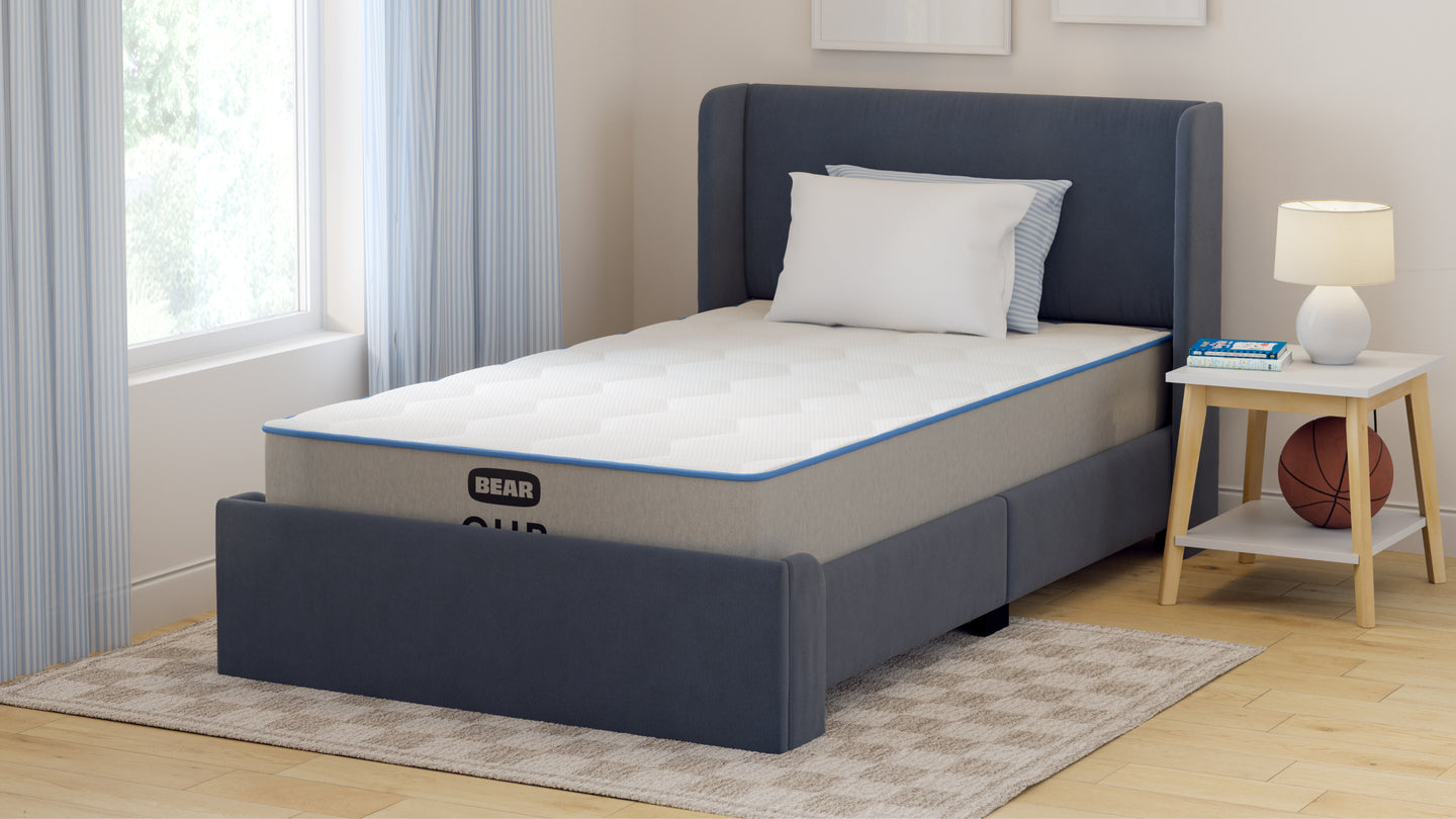 Leo Upholstered Kids Bed image 2