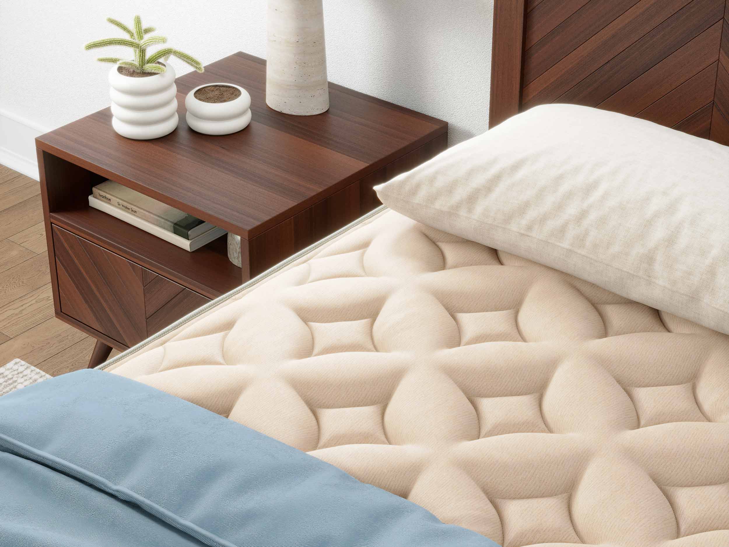 Bear Natural mattress lumbar zoned coil system