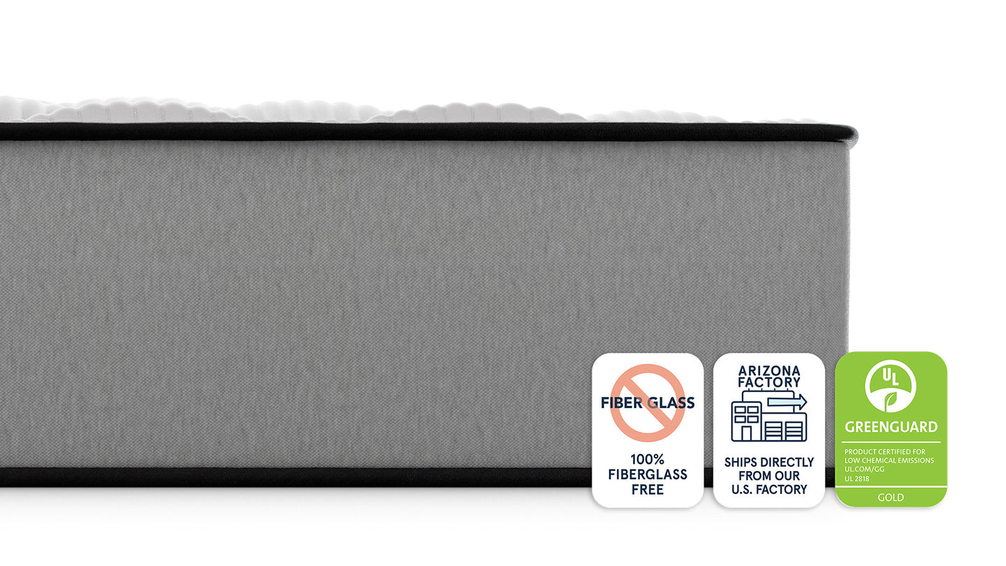 Bear Pro Foam mattress side cutout showing the 12-inch profile
