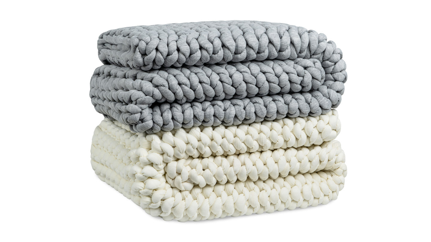 Chunky Knit Weighted Blanket